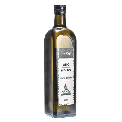 Bottiglia di olio extra-vergine di oliva (EVO)